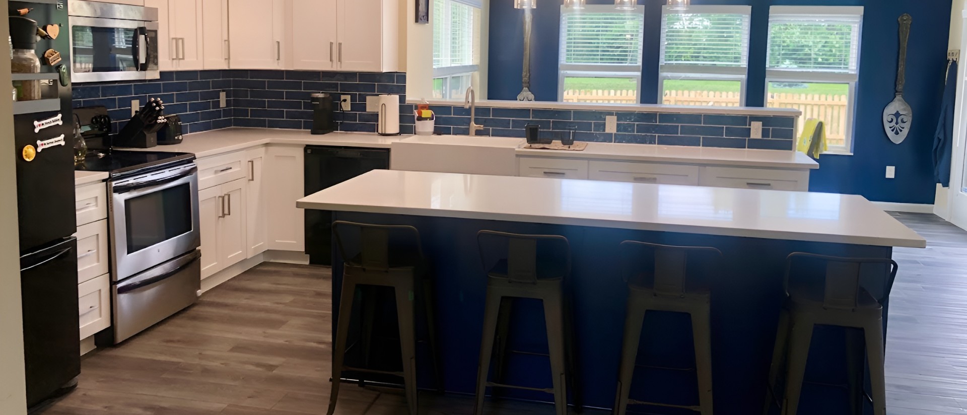 Completed tile installation by MHL Renovations
