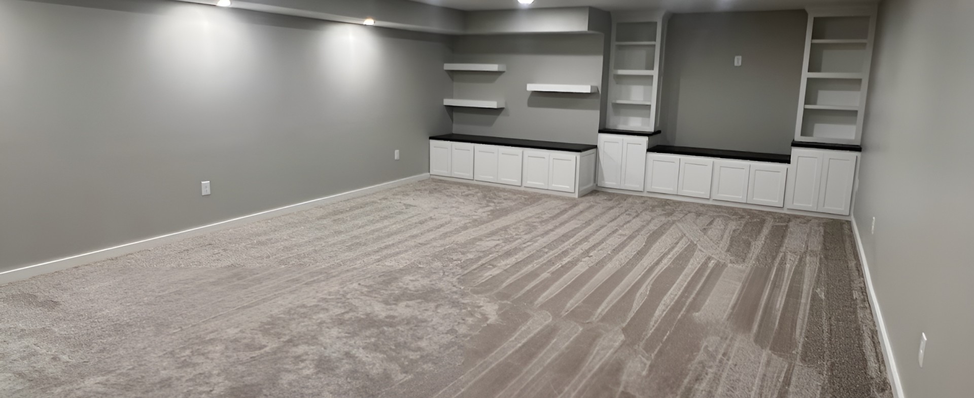 Completed carpet and LVP installation by MHL Renovations
