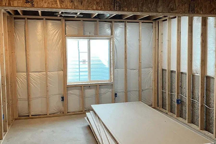 Design phase of a basement remodeling project